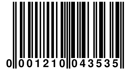 0 001210 043535