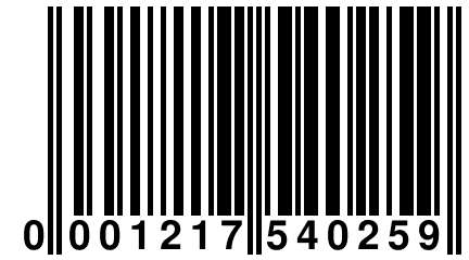 0 001217 540259