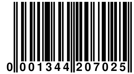 0 001344 207025