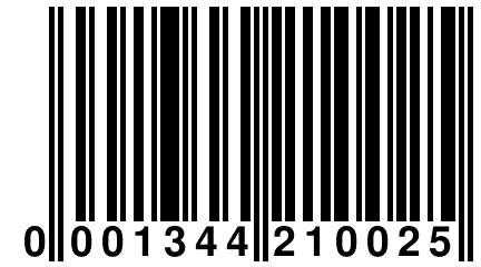 0 001344 210025