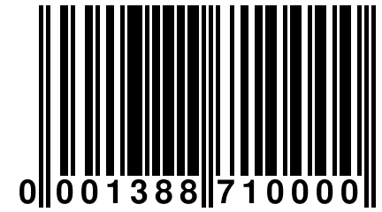 0 001388 710000