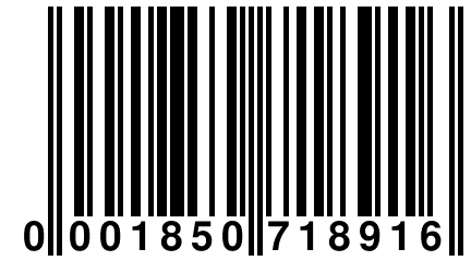 0 001850 718916