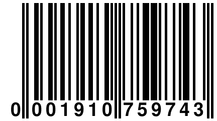 0 001910 759743