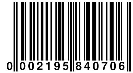 0 002195 840706