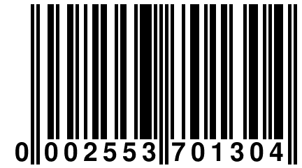 0 002553 701304