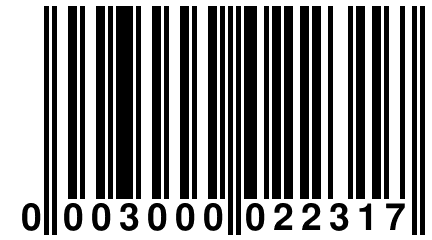 0 003000 022317