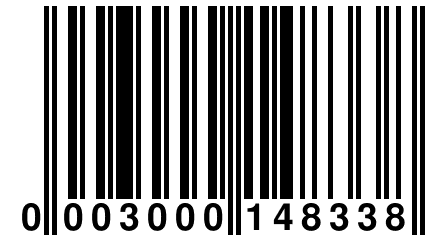 0 003000 148338