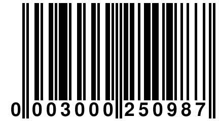 0 003000 250987