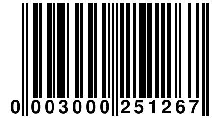 0 003000 251267