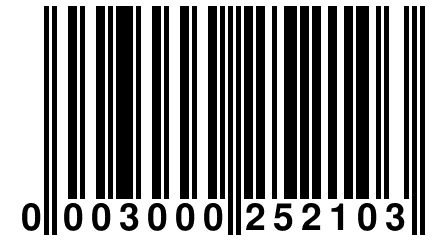 0 003000 252103