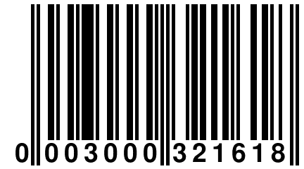 0 003000 321618