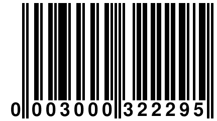 0 003000 322295