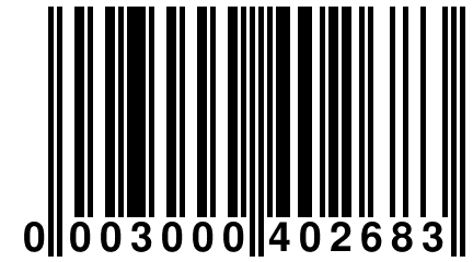 0 003000 402683