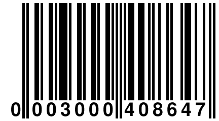 0 003000 408647