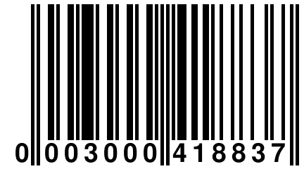 0 003000 418837