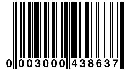 0 003000 438637