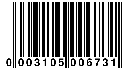 0 003105 006731