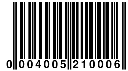 0 004005 210006