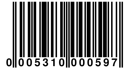 0 005310 000597