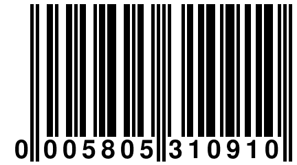 0 005805 310910