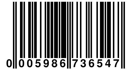 0 005986 736547