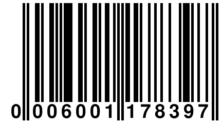 0 006001 178397