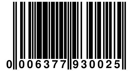 0 006377 930025