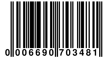 0 006690 703481