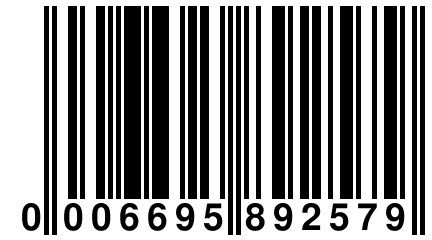 0 006695 892579