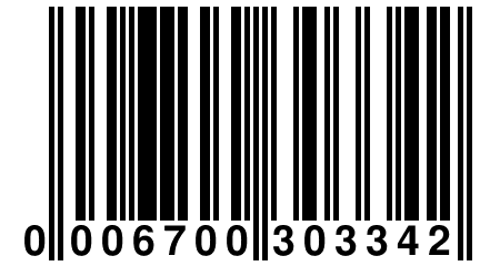 0 006700 303342