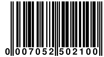 0 007052 502100