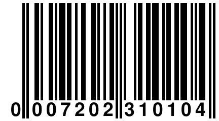 0 007202 310104