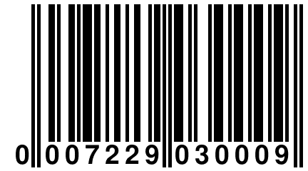 0 007229 030009