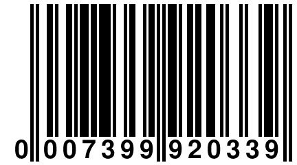 0 007399 920339