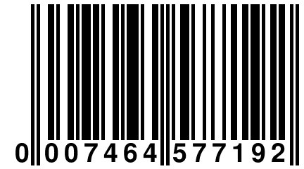 0 007464 577192