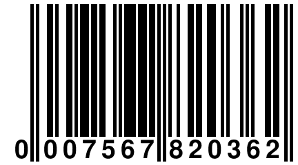 0 007567 820362