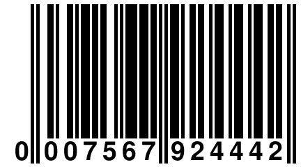 0 007567 924442