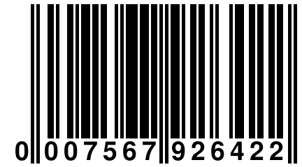 0 007567 926422