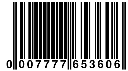0 007777 653606