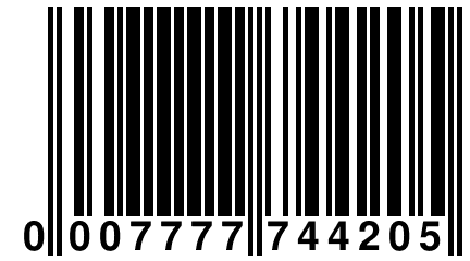 0 007777 744205
