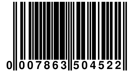 0 007863 504522