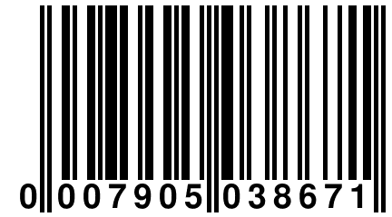 0 007905 038671