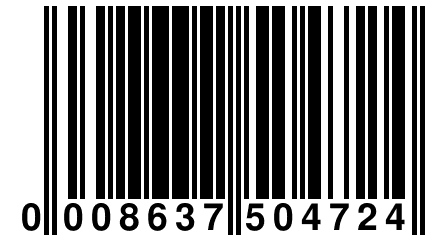 0 008637 504724