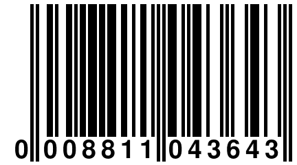 0 008811 043643