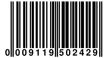 0 009119 502429