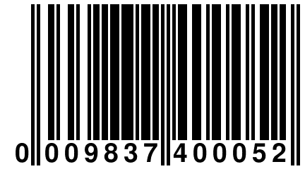 0 009837 400052