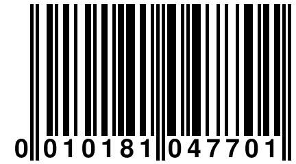 0 010181 047701