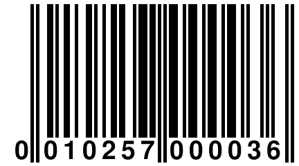 0 010257 000036