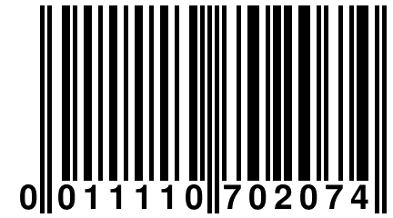 0 011110 702074