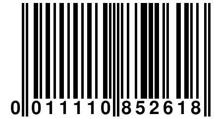 0 011110 852618